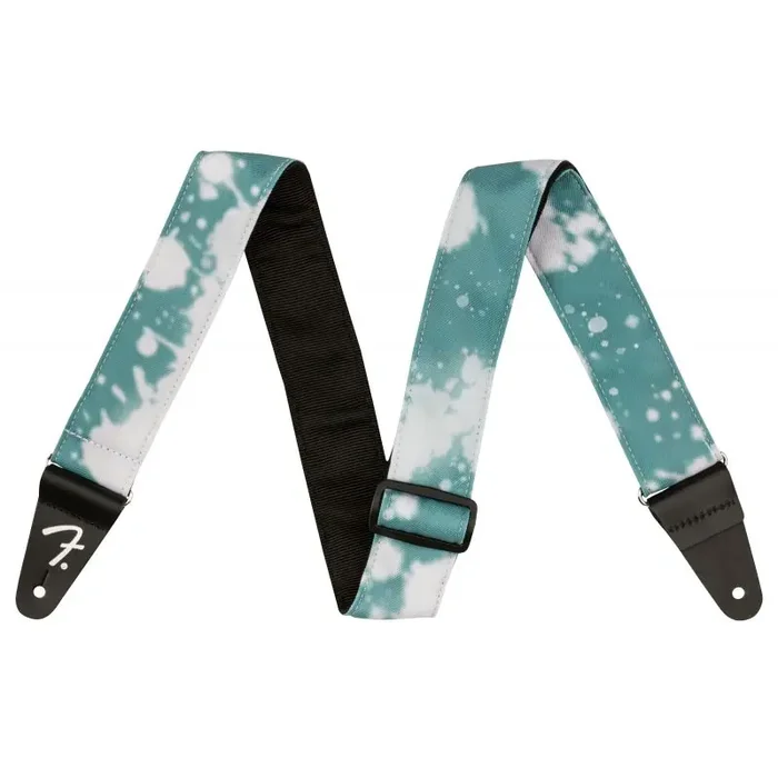 Fender® Tie Dye Acid Wash Strap Teal