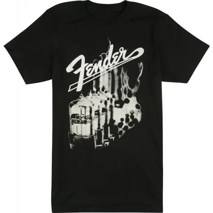 Fender® Tubes T-Shirt, Black, XXXL