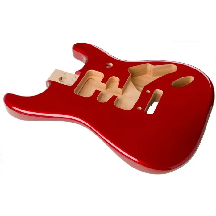 Fender S-Body Deluxe Alder c. apple red