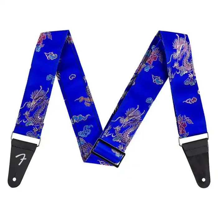 Fender satin Dragon strap, royal blue
