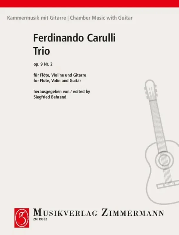 Ferdinando Carulli Trios op. 9/2 Heft 2 (Arr. Sepp Herbst) Kammerensemble