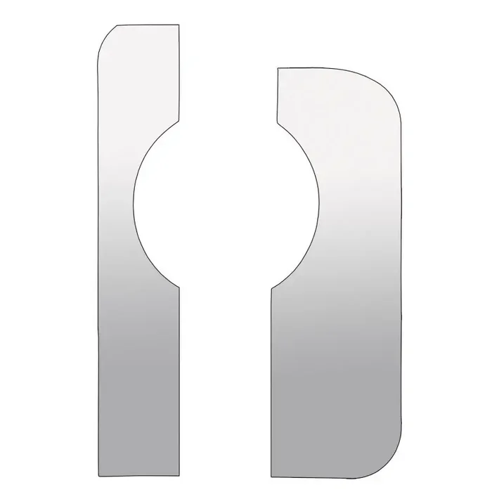 Flamenco Schlagbrett transparent, 2 tlg