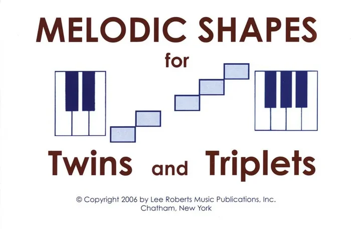 Flash Cards Melodic Shapes for Twins and Triplets Klavier Solo
