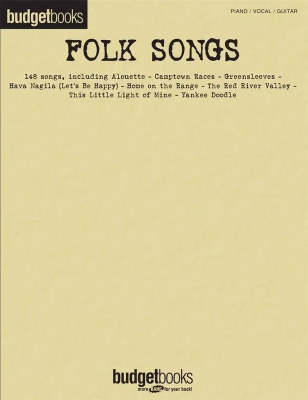 Folk Songs Klavier, Gesang, Gitarre (Songbooks)