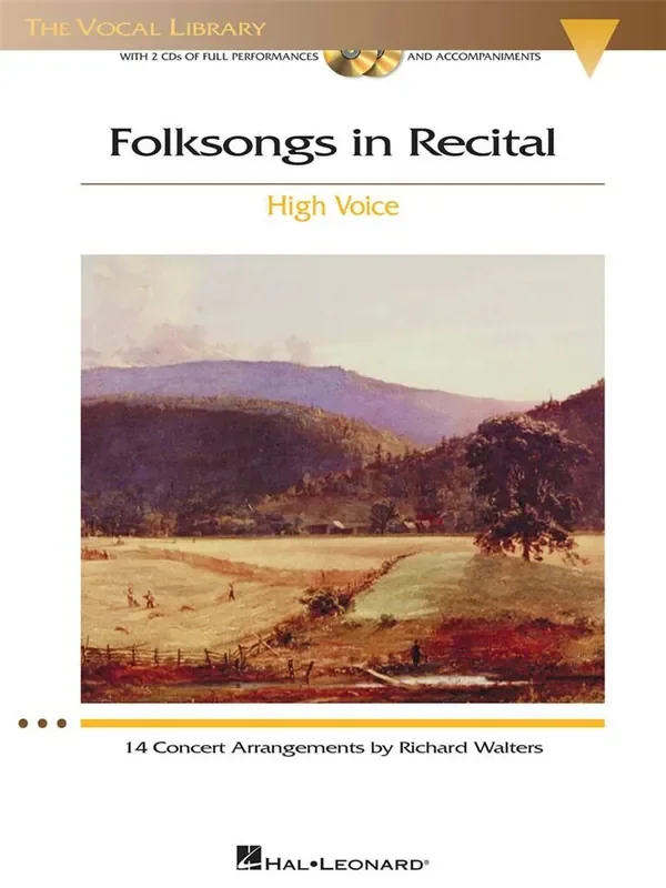 Folksongs In Recital (High Voice) Gesang mit Klavier