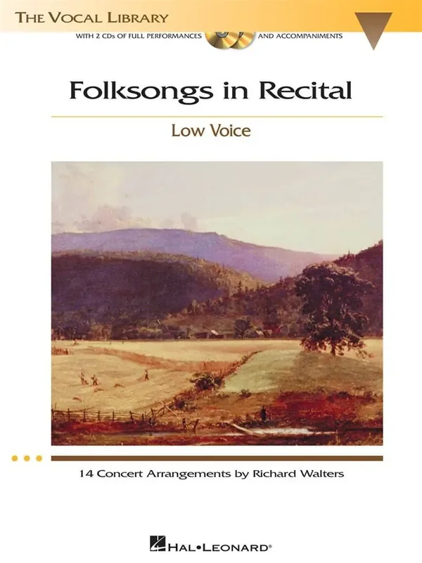 Folksongs In Recital (Low Voice) Gesang mit Klavier