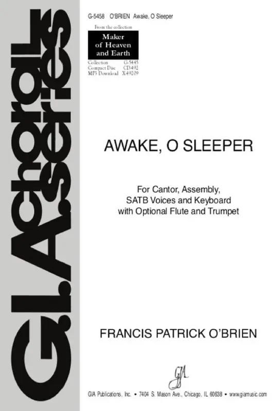 Francis Patrick O‘Brien Awake, O Sleeper Gemischter Chor mit Begleitung