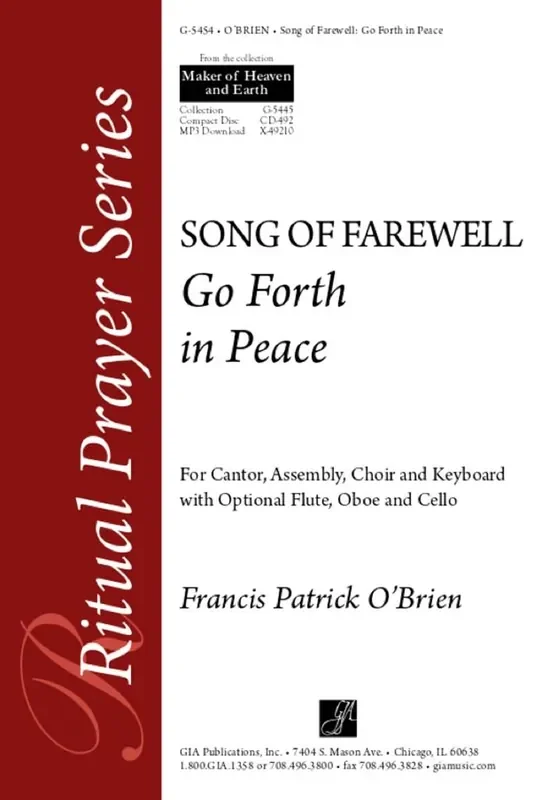 Francis Patrick O‘Brien Go Forth in Peace Gemischter Chor mit Begleitung