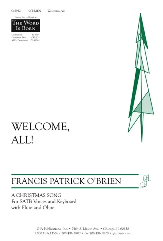 Francis Patrick O‘Brien Welcome All! Gemischter Chor mit Begleitung