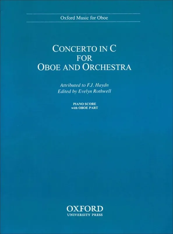 Franz Joseph Haydn Concerto In C For Oboe And Orchestra Oboe Solo