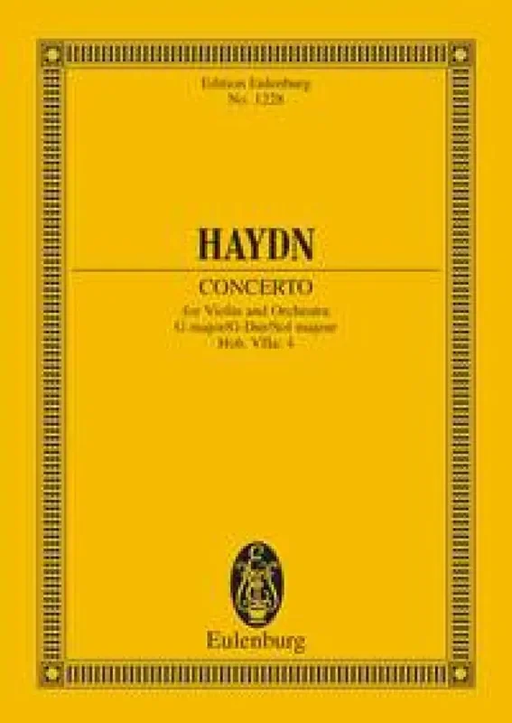 Franz Joseph Haydn Concerto In G Majorr Orchester mit Solo