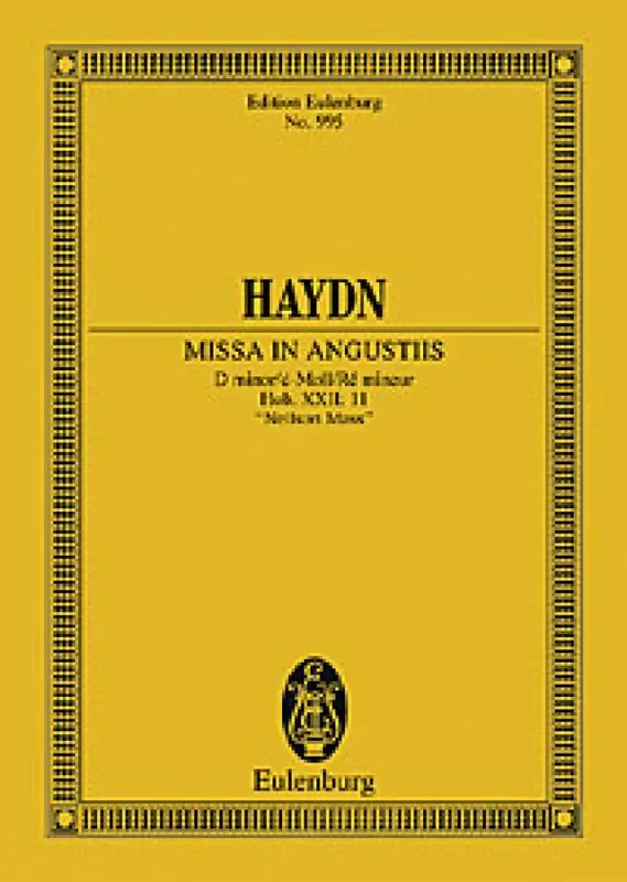 Franz Joseph Haydn Nelson Mass Gemischter Chor mit Ensemble