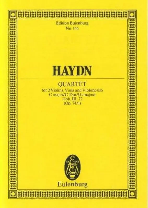 Franz Joseph Haydn Quartet 1 Op.74 Streichquartett