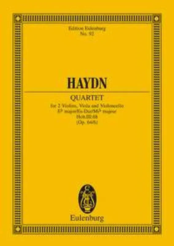 Franz Joseph Haydn String Quartet Eb major op. 64/6 Hob. III 64 Streichquartett