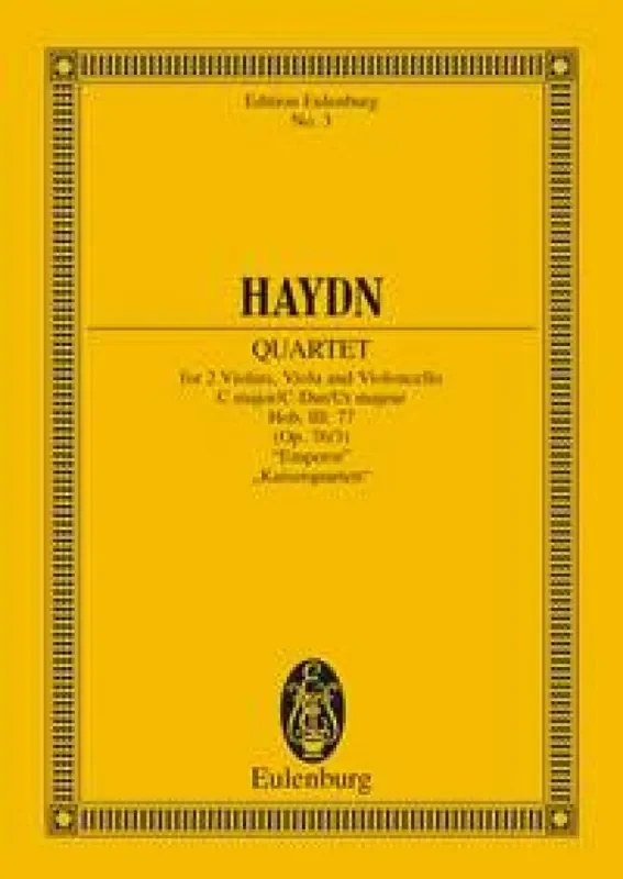 Franz Joseph Haydn String Quartet In C ‘Emperor‘ Streichquartett