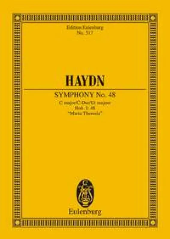 Franz Joseph Haydn Symphony No. 48 In C Major Hob. I Orchester