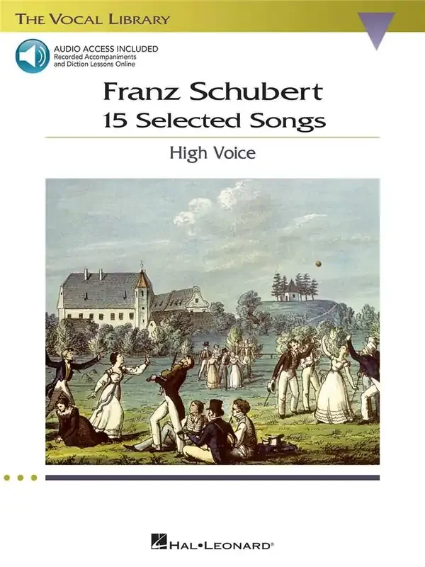 Franz Schubert 15 Selected Songs – High Voice Gesang mit Klavier