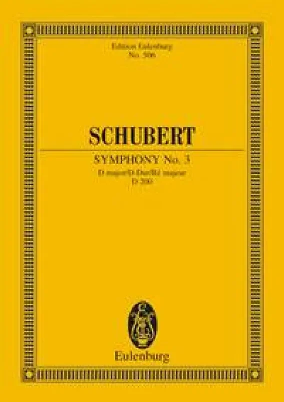 Franz Schubert Symphony No. 3 In D Major D 200 Orchester