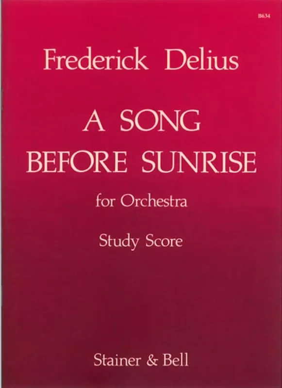 Frederick Delius A Song Before Sunrise For Small Orchestra Orchester