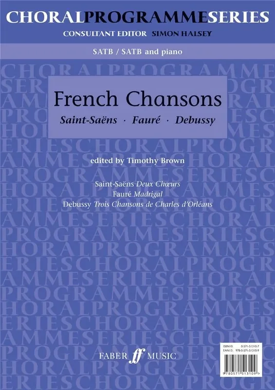 French Chansons. Gemischter Chor mit Begleitung