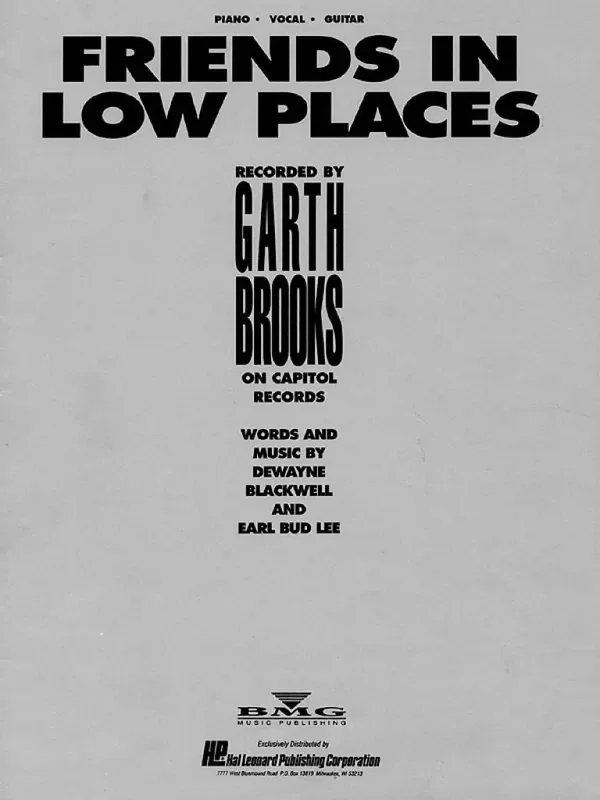 Friends in Low Places Klavier, Gesang, Gitarre (Songbooks)