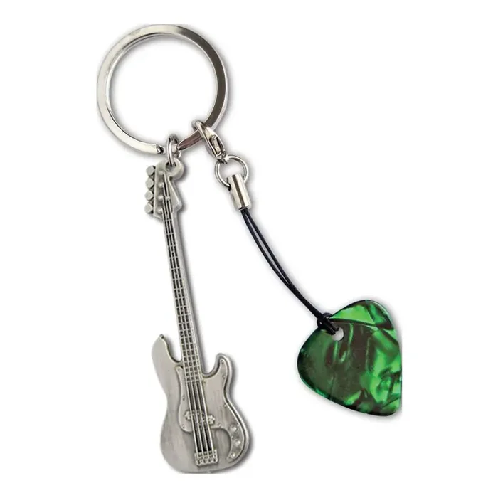 GA Bass Guitar Metal Keyring