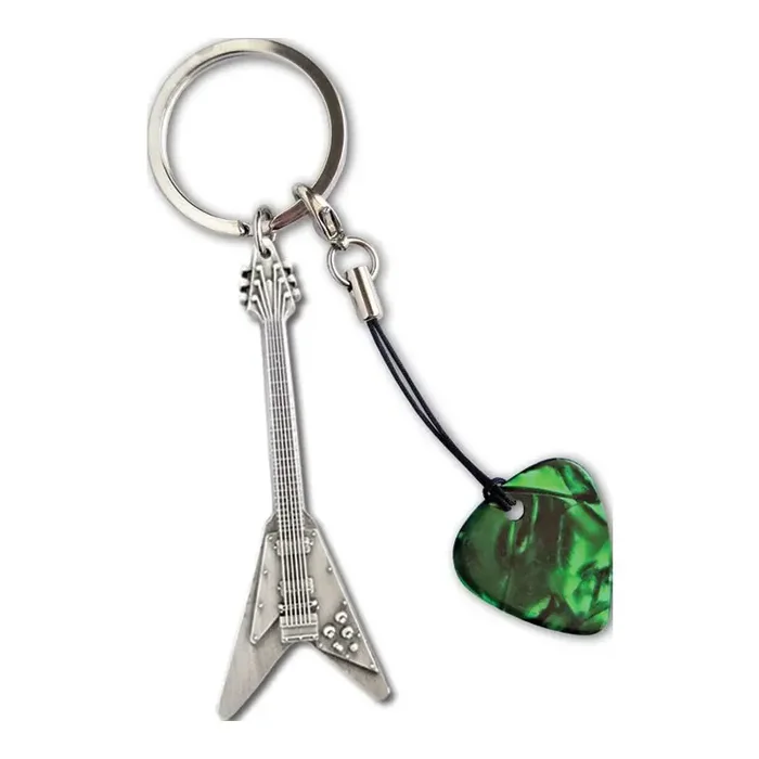 GA Flying V(TM) Metal Keyring