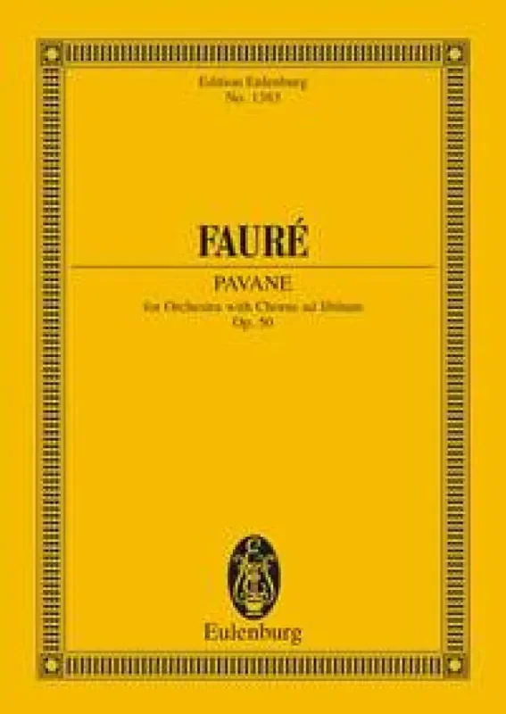 Gabriel Fauré Pavane Op 50 Orchester