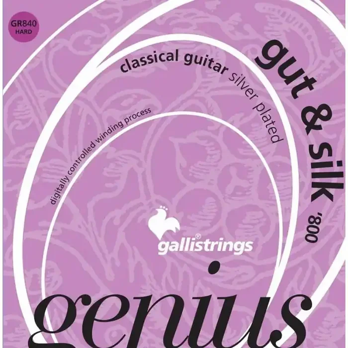 Galli Genius Gut & Silk string set classic, hard tension, 025-031-037-030-038-046