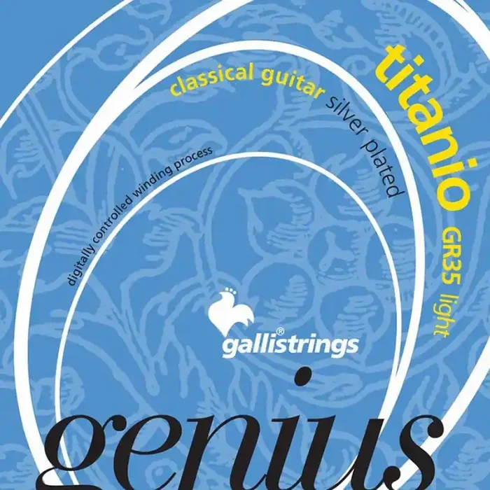 Galli Genius Titanio string set classic, light tension, 029-032-040-028-033-042