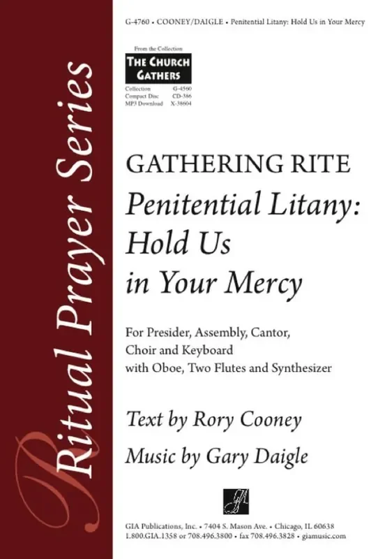 Gary A. Daigle Hold Us in Your Mercy Gathering Rite Gemischter Chor mit Begleitung