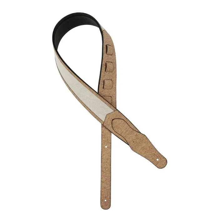 Gaucho Peace Series guitar strap, hemp and cork fine textured