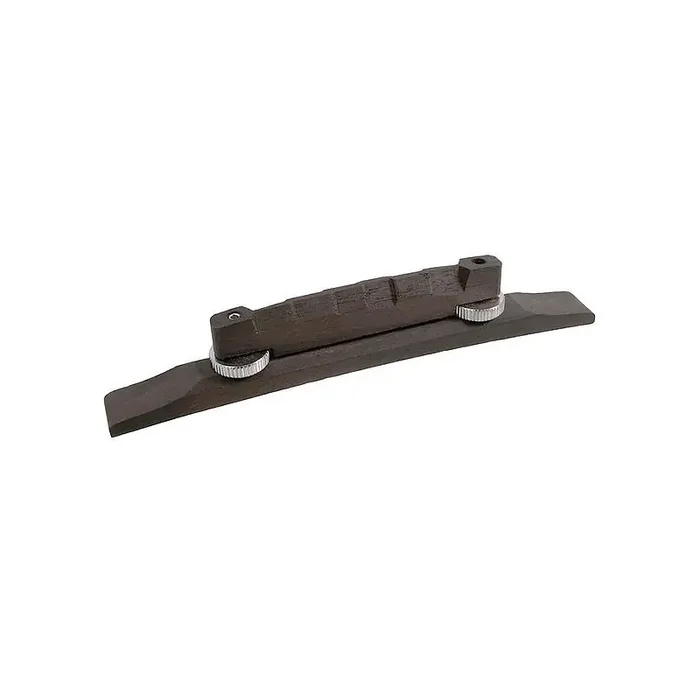 GB-0501-0E1 Ebony Nickel Compensated Bridge and Base