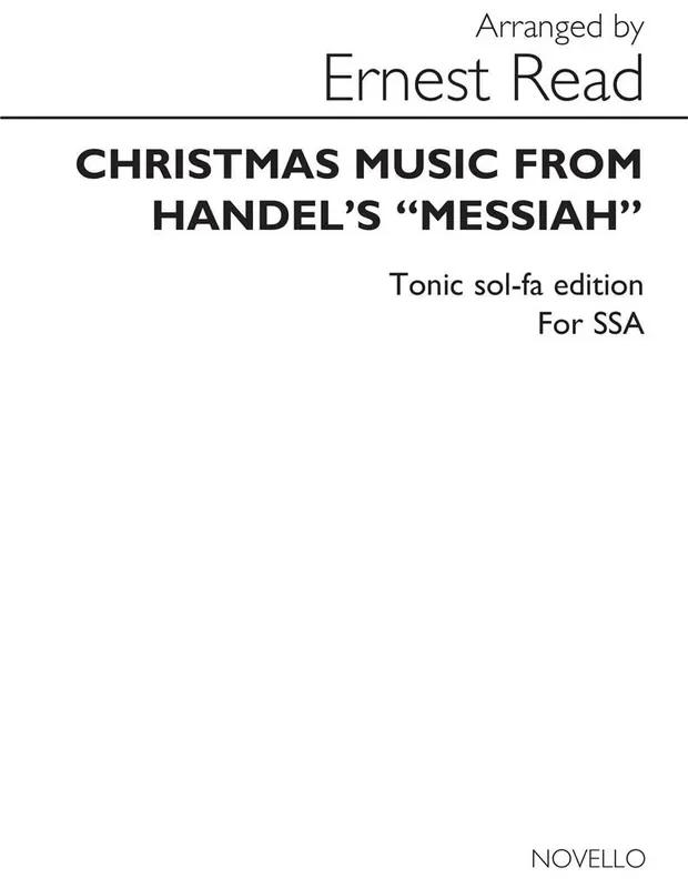 Georg Friedrich Händel Christmas Music From Messiah Gemischter Chor mit Begleitung