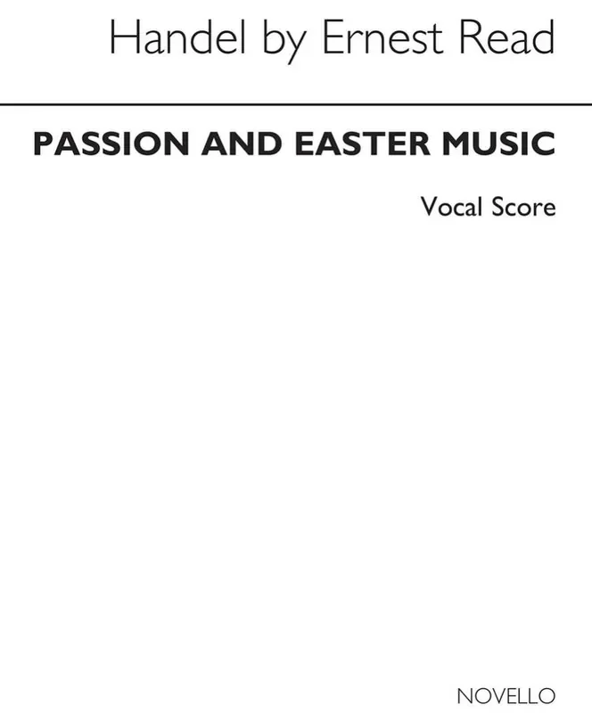 Georg Friedrich Händel Passion and Easter Music From Messiah Frauenchor mit Begleitung