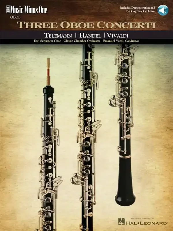 Georg Philipp Telemann Three Oboe Concerti Oboe Solo