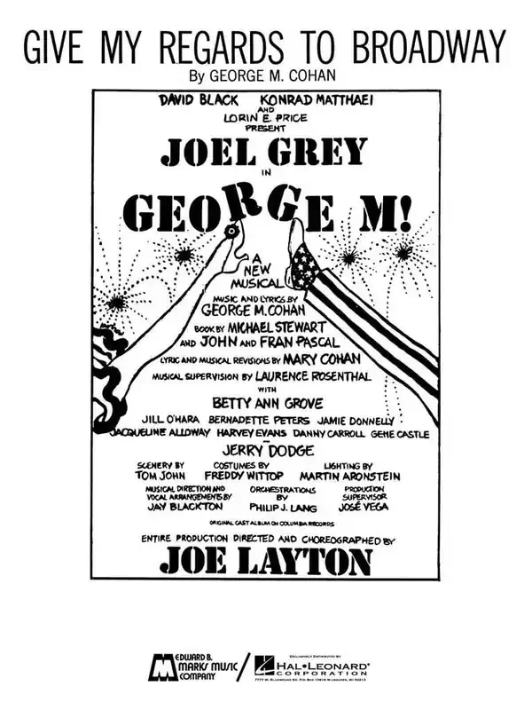 George M Cohen Give My Regards to Broadway Klavier, Gesang, Gitarre (Songbooks)
