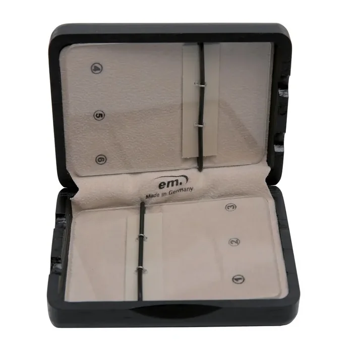 Gewa Blätteretui Alt Saxophon 6 Blätter Schwarz Lackiert