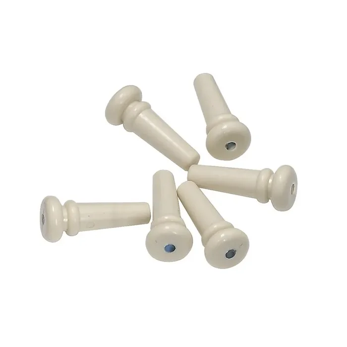 Gewa Endknopf Creme Abalone-Punkt