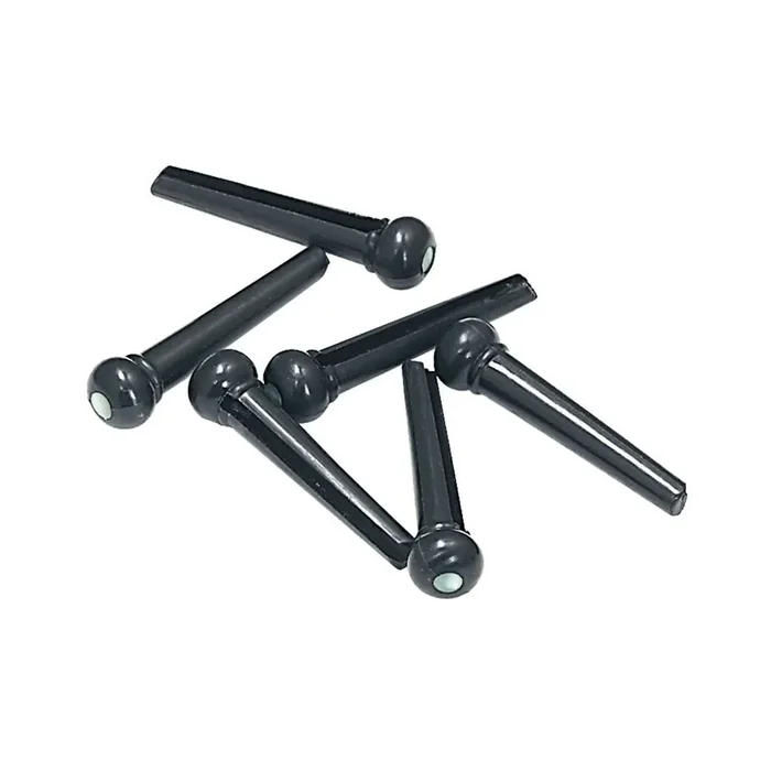 Gewa Stegstecker Schwarz mit Abalone-Punkt