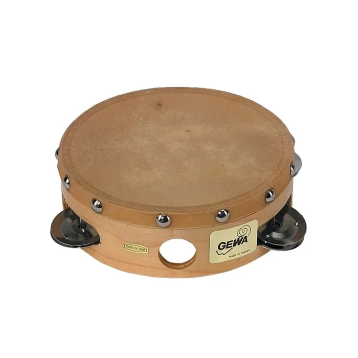 Gewa Tambourine Traditional with Bells 6″
