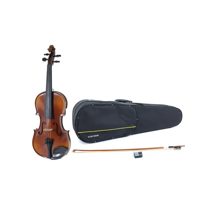 Gewa Violine Allegro-VL1 lefthand 4/4 mit Setup inkl. Formetui, Massaranduba Bogen, AlphaYue Saiten