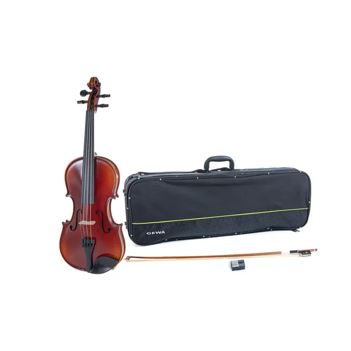 Gewa Violine Ideale-VL2 lefthand 4/4 mit Setup inkl. Violinkoffer, Massaranduba Bogen, AlphaYue Saiten