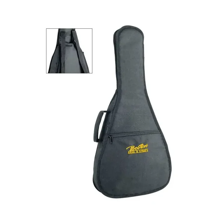 Gigbag voor mandoline (Portugees of Amerikaans model), 10 mm. gevoerd nylon, zwart