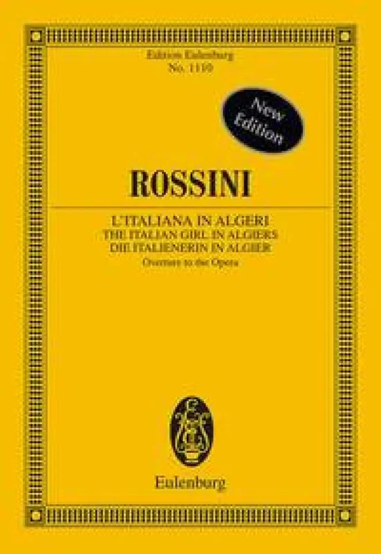 Gioachino Rossini Italian In Algiers (Ouverture Orchester
