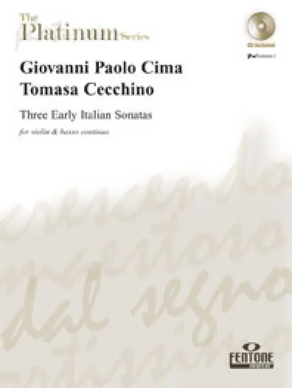 Giovanni Paolo Cima Three Early Italian Sonatas Violine Solo