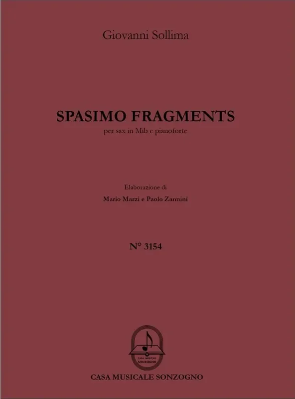 Giovanni Sollima Spasimo fragments Saxophon