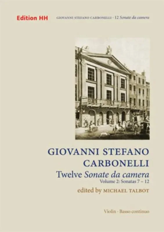 Giovanni Stefano Carbonelli Twelve Sonate de camera Violine mit Begleitung