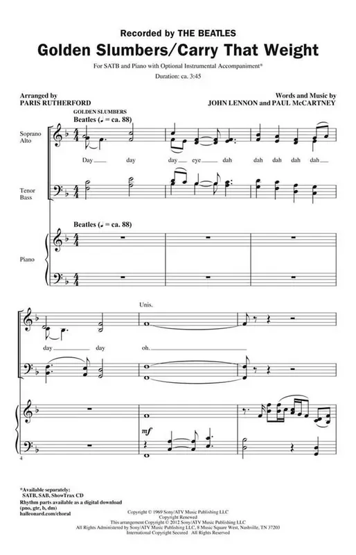 Golden Slumbers/Carry That Weight