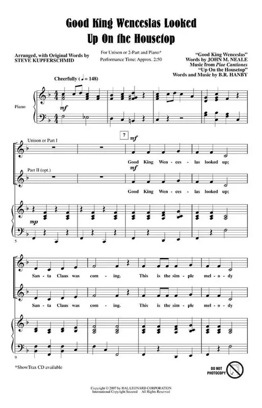 Good King Wenceslas Looked Up on the Housetop